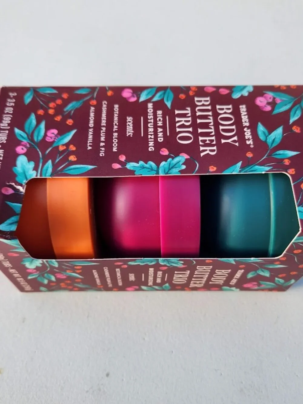 NEW Trader Joe's Body Butter Trio Gift Set Moisturizer Trader Joes Set of 3 Incl